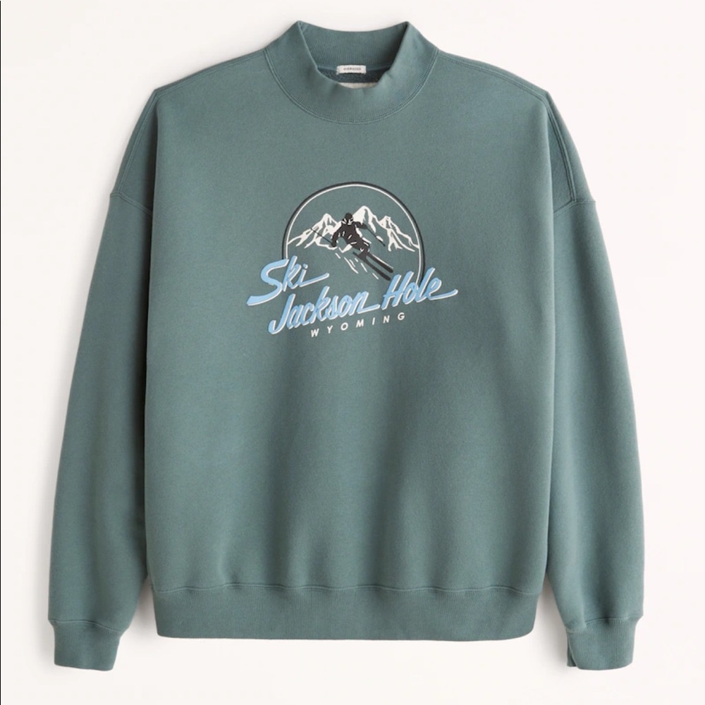Mockneck Abercrombie & Fitch Sweatshirt/Crewneck